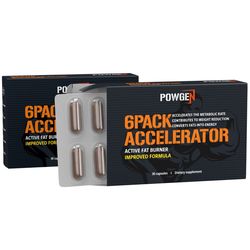 6Pack Accelerator | 1+1 ZDARMA | Pro rychlejší metabolismus a vyrýsování břišních svalů | Program na 60 dní | PowGen