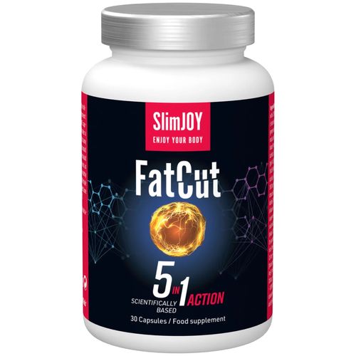 Kapsle na spalování tuků 5 v 1 FatCut (15denní program) | 5 složek na spalování tuků | SlimJOY