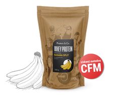 Protein&Co. WHEY PROTEIN 80 1000 g Příchuť 1: Banana split