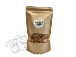 Protein&Co. Mandle natural neloupané Váha: 500g