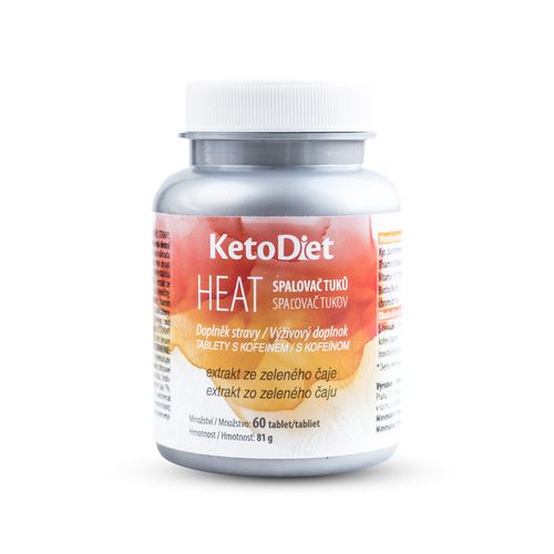 KetoDiet CZ s.r.o. KetoDiet HEAT- spalovač tuků (60 tablet)