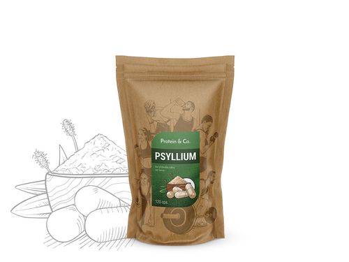 Protein&Co. Psyllium - 120 kapslí