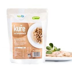 KetoDiet CZ s.r.o. Low carb hotové jídlo – Kuře na žampionech (1 porce)