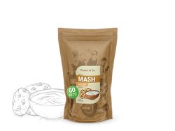 Protein&Co. Keto mash – proteinová dietní kaše Váha: 600 g, Příchuť: Čokoláda