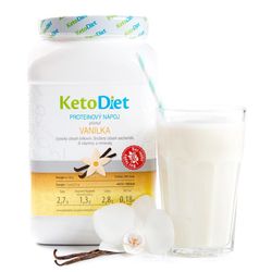 KetoDiet CZ s.r.o. Proteinový nápoj příchuť vanilka na 1 týden (35 porcí)