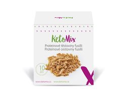 KetoMix Proteinové těstoviny fusilli (10 porcí) 300 g