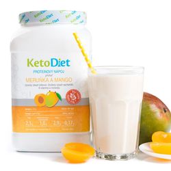 KetoDiet CZ s.r.o. Proteinový nápoj příchuť meruňka a mango na 1 týden (35 porcí)