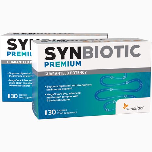 Synbiotická probiotika (20denní program) – kultury bakterií mléčného kvašení Megaflora 9 Evo – 90krát účinnější – technologie ProbioAct | Sensilab