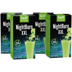 NightBurn XXL| 1+3 ZDARMA | Spalovač tuků, který spaluje tuk během spánku | Akce 4 v 1 | Bez kofeinu | 4x 10 sáčků | SlimJOY