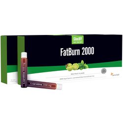 FatBurn 2000 shots | 1+1 ZDARMA | Intenzivní spalování tuků s tekutým L-karnitinem 2000 mg - Carnipure (20x10 ml) | SlimJOY