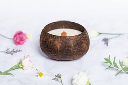 Sojová svíčka s vůní LEVANDULE | zKokosu