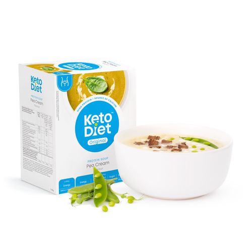 KetoDiet Proteinová polévka – hrachová (7 porcí)