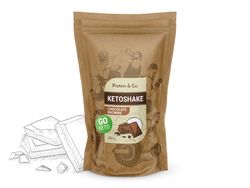 Protein&Co. Ketoshake – proteinový dietní koktejl 1 kg Množství: 500 g, Vyberte příchuť -: Chocolate brownie