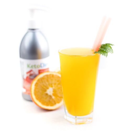 KetoDiet CZ s.r.o. Sirup bez cukru s příchutí Orange (500 ml - 40 porcí)