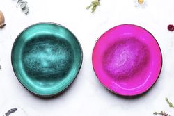 Designové kokosové misky v setu PINKY & OCEAN combo | zKokosu