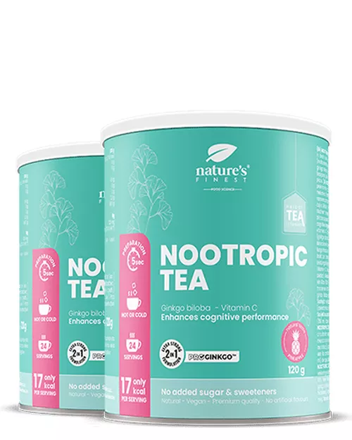 Nootropic Tea 1+1 | Podpora mozku a paměti