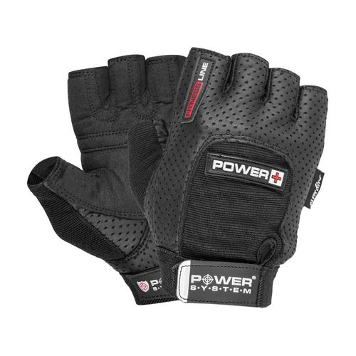 Fitness rukavice POWER PLUS (POWER SYSTEM) Barva: Černá, Velikost: M