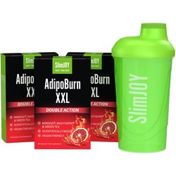 3x AdipoSlim EXTREME + Shaker ZDARMA | Hubnutí břicha |  O 30% silnější receptura | Program na 3 měsíce | 3x 30 kapslí | SlimJOY