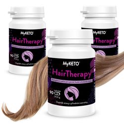 MyKeto Hair Therapy výživa pro pevné a husté vlasy 3x 90 kapslí