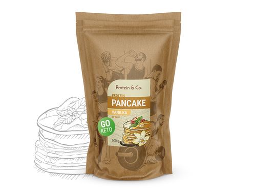 Protein&Co. Keto proteinové palačinky Příchuť 1: Vanilla dream, Množství: 600g