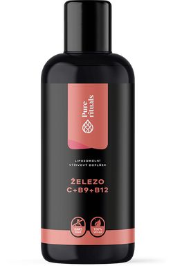 Pure rituals lipozomální Železo+C+B9+B12, 200 ml