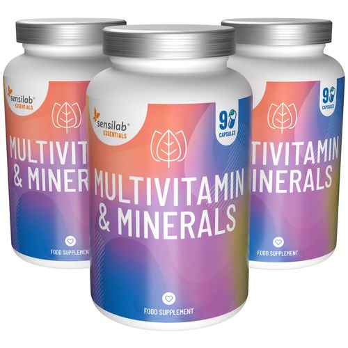Essentials multivitamín & minerály 3x