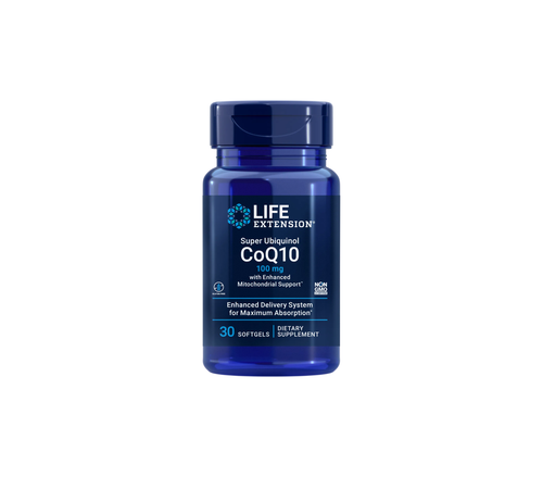 Life Extension Super Ubiquinol CoQ10, Energie a vitalita, 30 softgel kapslí
