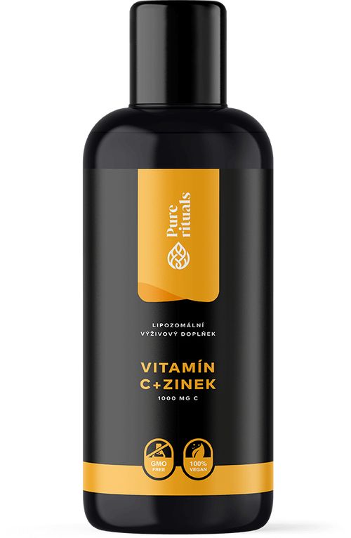 Pure rituals lipozomální Vitamín C+Zinek, 200 ml