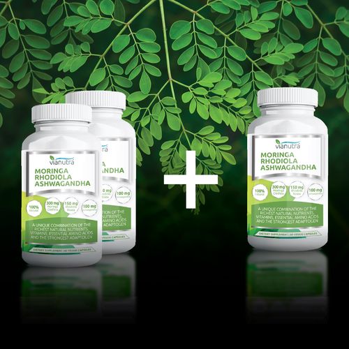 2+1 Moringa Rhodiola Ashwagandha