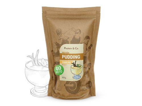 Protein&Co. Keto proteinový pudding Příchuť 1: Vanilla dream, Množství: 600g