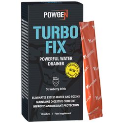 Turbo Fix: pro vyrýsování svalů pomocí eliminace přebytečné vody pryč z těla. Obsahuje 10 sáčků na 10 dní.