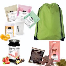 Cestovatelský low carb balíček keto jídel na 7 dní v batůžku + ŠEJKR ZDARMA