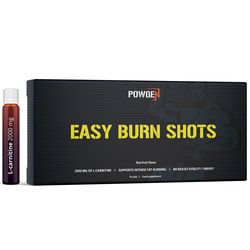 Easy Burn Shots | Shoty pro spalování tuku s vysokou dávkou L-Karnitinu, zeleným čajem a garcinií kambodžskou | Program na 10 dní | PowGen