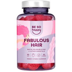 Gumové bonbóny Fabulous Hair – vitamíny na vlasy, které posilují vlasy a podporují jejich růst – 60 medvídků na vlasy na 60 dní | Sensilab