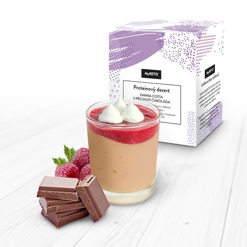 MyKETO Proteinová panna cotta s příchutí čokoláda, 5 porcí