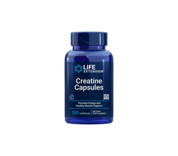 Life Extension Creatine Capsules, Svaly a energie, 120 kapslí