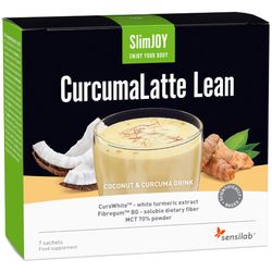 CurcumaLatte Lean | Kurkuma latte: Imunita. Hubnutí. Detox. | 7 sáčků | SlimJOY