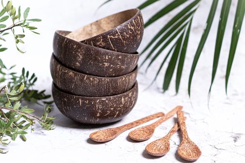 Kokosové misky a lžičky v setu FAMILY combo | zKokosu