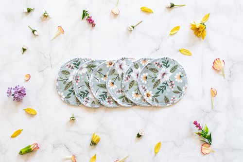 Odličovací tamponky na tvář SPRING - 6 ks | zKokosu