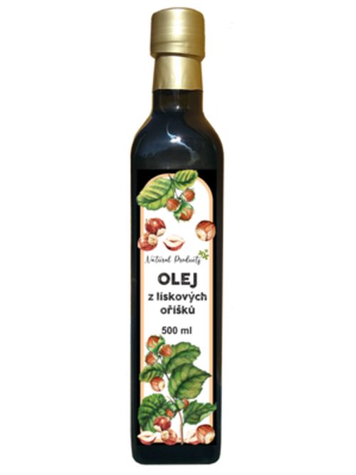 Natural Products Olej z lískových oříšků - 500 ml