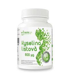 Nutricius Kyselina listová (90 tablet)