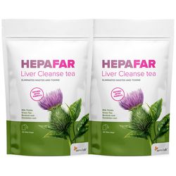 Hepafar Liver Cleanse tea 1+1 ZDARMA:  čaj na čištění jater pro účinou detoxikaci