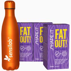 SHAPE iT FAT OUT! NIGHT SLIMMER 3x: noční spalovač tuku + Láhev ZDARMA