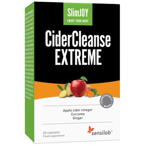 CiderCleanse EXTREME | Kapsle s vysokým obsahem jablečného octa pro učinný detox a hubnutí | 60 kapslí na 1 měsíc | SlimJOY