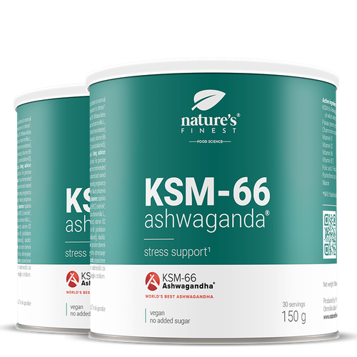 KSM-66 Ashwagandha | KSM-66 kořen, ženšen + heřmánek