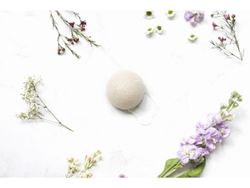 Konjaková houbička NATURAL | zKokosu Kusů: 1