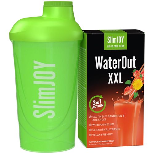 WaterOut XXL + SHAKER zdarma | Silnější receptura | Efektivní hubnutí a odvodnění organismu | Nyní 4 účinky v 1 | Program na 10 dní | SlimJOY