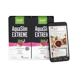 2x AquaSlim EXTREME + E-kniha ZDARMA | Silnější receptura | Efektivní hubnutí a odvodnění organismu | Nyní 4 účinky v 1 | Na 20 dní | SlimJOY