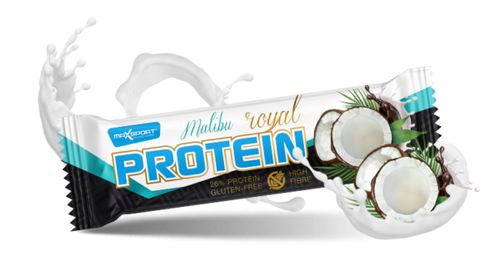 MAX SPORT s r.o. Royal Protein Bar 60 g Příchuť: Malibu