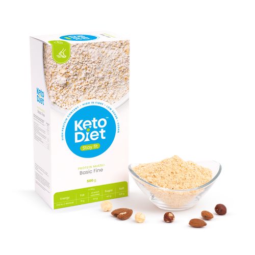 KetoDiet Proteinové müsli – basic jemné